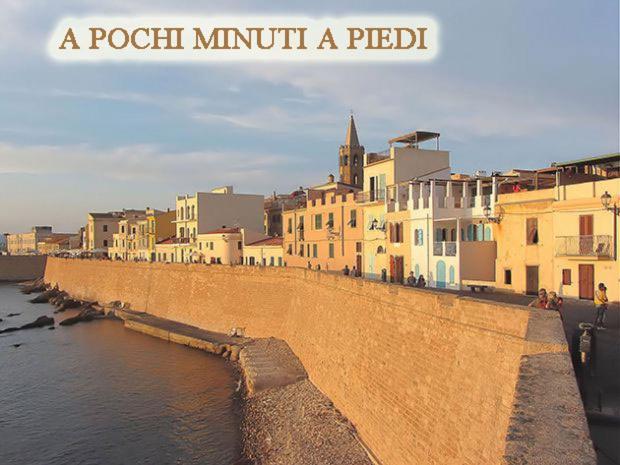 Sette33- Appartamento Centrale, 2 Camere , Terrazzo , Ben Servito Alghero Luaran gambar